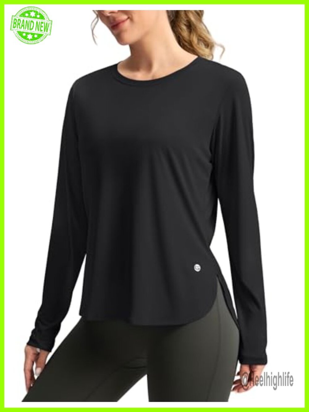 Sun Shirt UPF 50+ Long Sleeve Workout Hiking Top Quick Dry Thumbholes